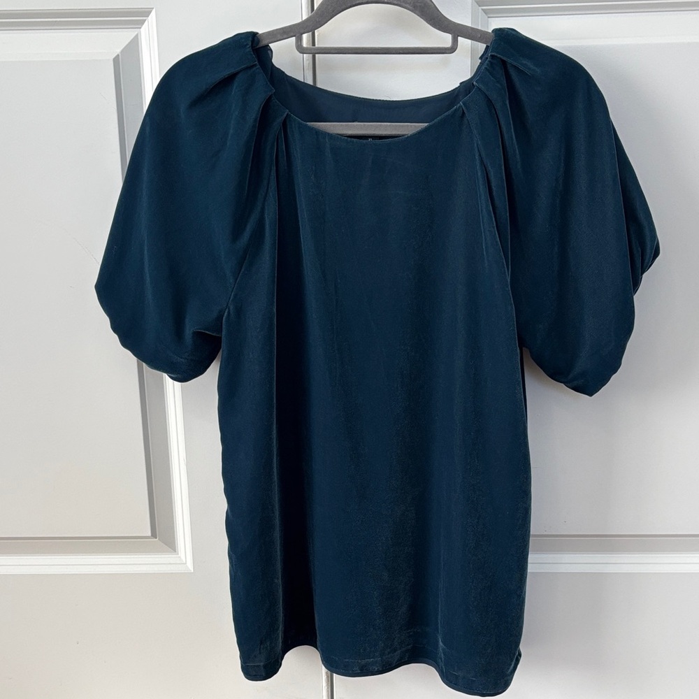 Ann Taylor teal Blue Blouse